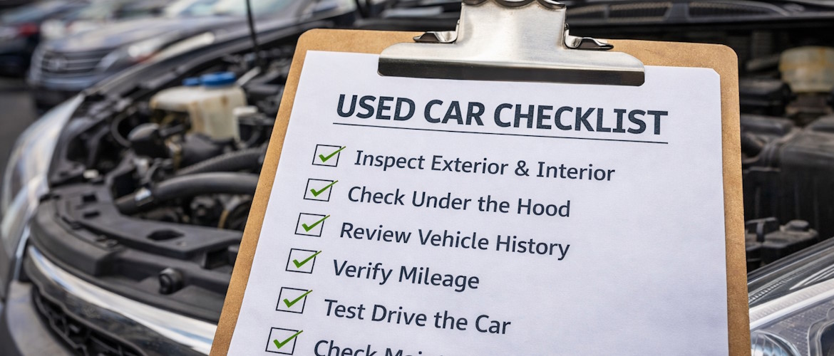 What to Check When Buying a Used Car: Used Car Buying Checklist